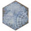 Gaudi Lux Hex 9" x 10" Porcelain Patterned Wall & Floor Tile-37993295