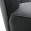 Fauteuil demi-tonneau en polyester 36,6 po Dreketi
