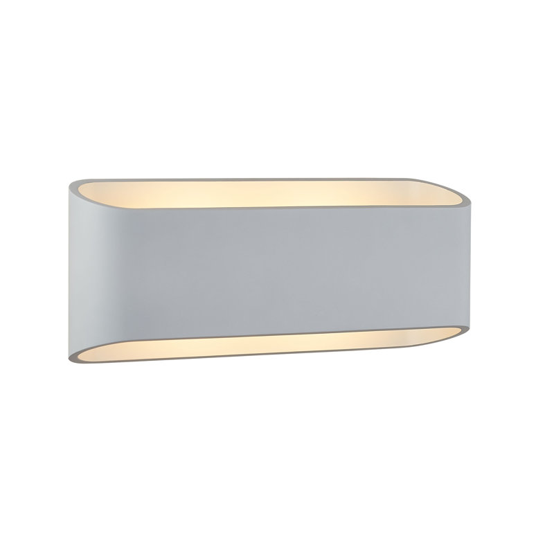 Plafonnier encastré 2 lumières DEL Eclipse, Blanc