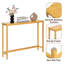 Console étroite, table d'entrée en bambou, table d'appoint mince-51405045