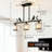 3 Light Dimmable Bird Shape Crystal Kitchen Pendant With Black Finsh