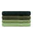 Luxurious Bath Towel Set (4 Pieces) - 100% Cotton, 28 x 55 inches | 500 GSM for Ultimate Absorbency | Includes Special Box | Elegant Light Green & Olive Green | Machine Washable, Perfect for Spa & Home Use-2016814656