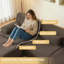 Canapé modulaire de 110 po avec repose-pieds, canapé en forme de L et siège profond pour salon-1300693010