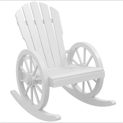 Chaise berçante Adirondack