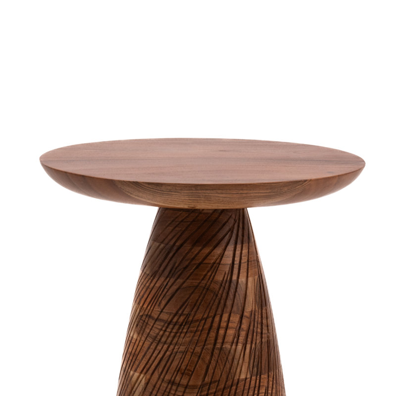 Table basse Mid-Century Farm Cottagecore, Naturel