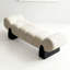 Banc rembourré en bois massif beige-1593238396