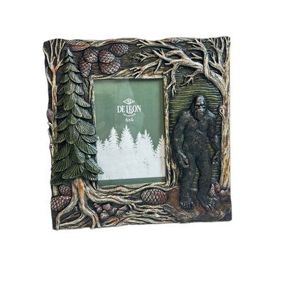Hazzel Woodland Forest Nature Pinecone 6” x 4” Standing Hanging Photo Picture Frame