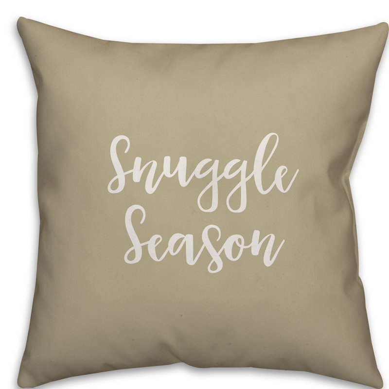  Coussin Snuggle Season, Beige, Housse de coussin