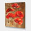 Red Blossoming Poppies VI - peinture sur toile-59842498-59842507
