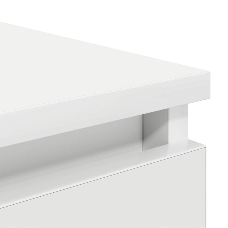 Sideboard 37.5X35x76 Cm Engineered Wood, White