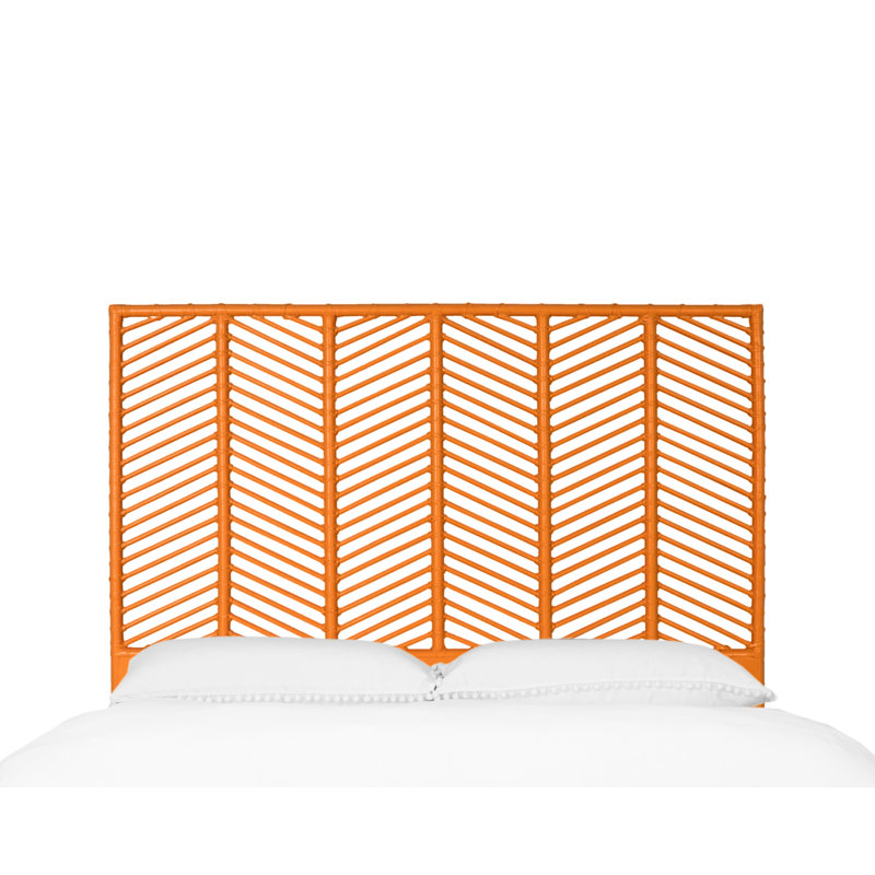 Liam Open-Frame Headboard, Citrus Orange, Double