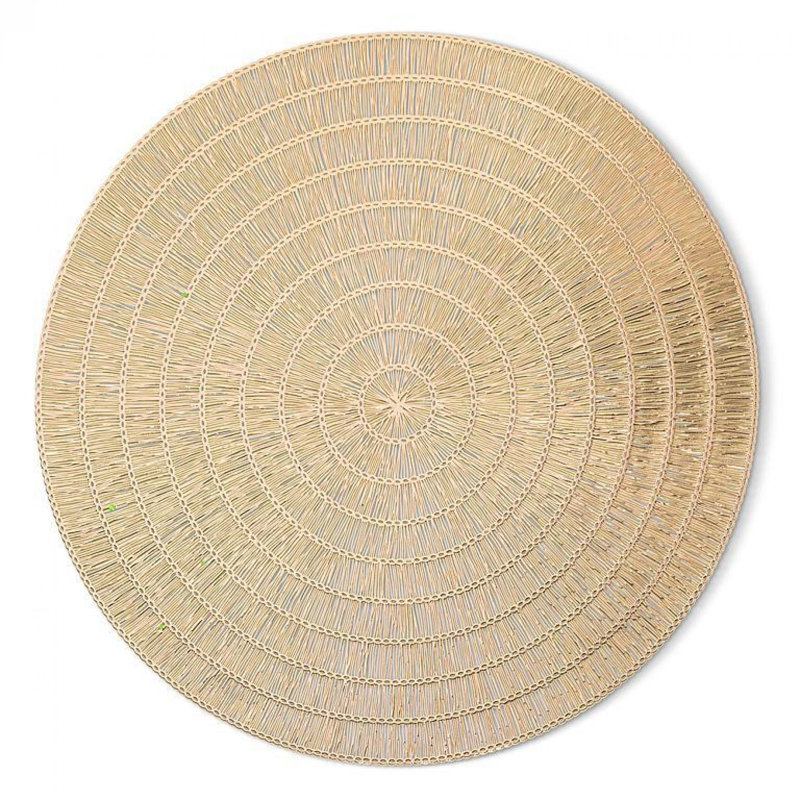 Napperon rond, Or