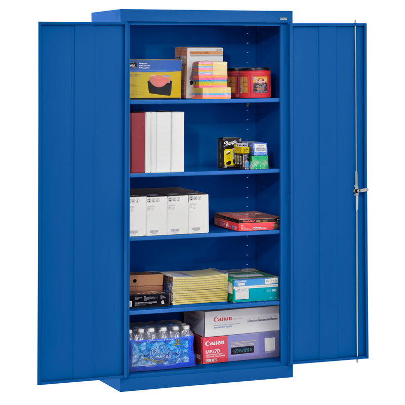 Armoire de rangement à 5 tablettes Classic Series, bleu