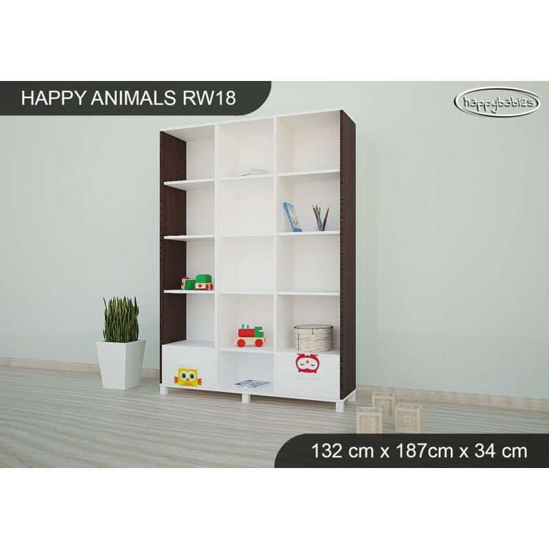 187cm H X 132cm W Kids Bookcase, Wenge Chestnut