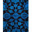 Tapis bleu noué à la main de conception unique Holsworth - bleu