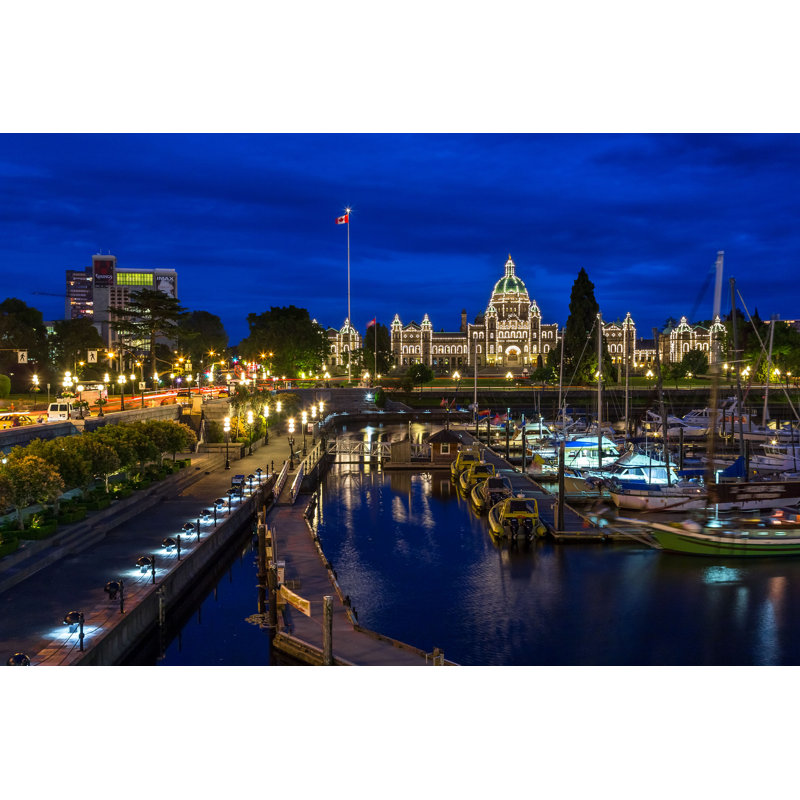 Inner Harbor in Victoria - Photographie sur toile tendue, H 8 po x l 12 po