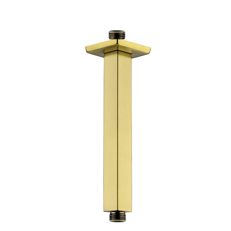 Ceiling Shower Head Arm 16", Brushed Gpld