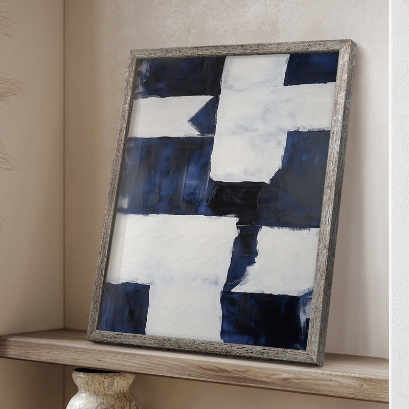 ABSTRACT Series Dccxxxx, reproduction encadrée - bois massif, H 30 po x l 24 po