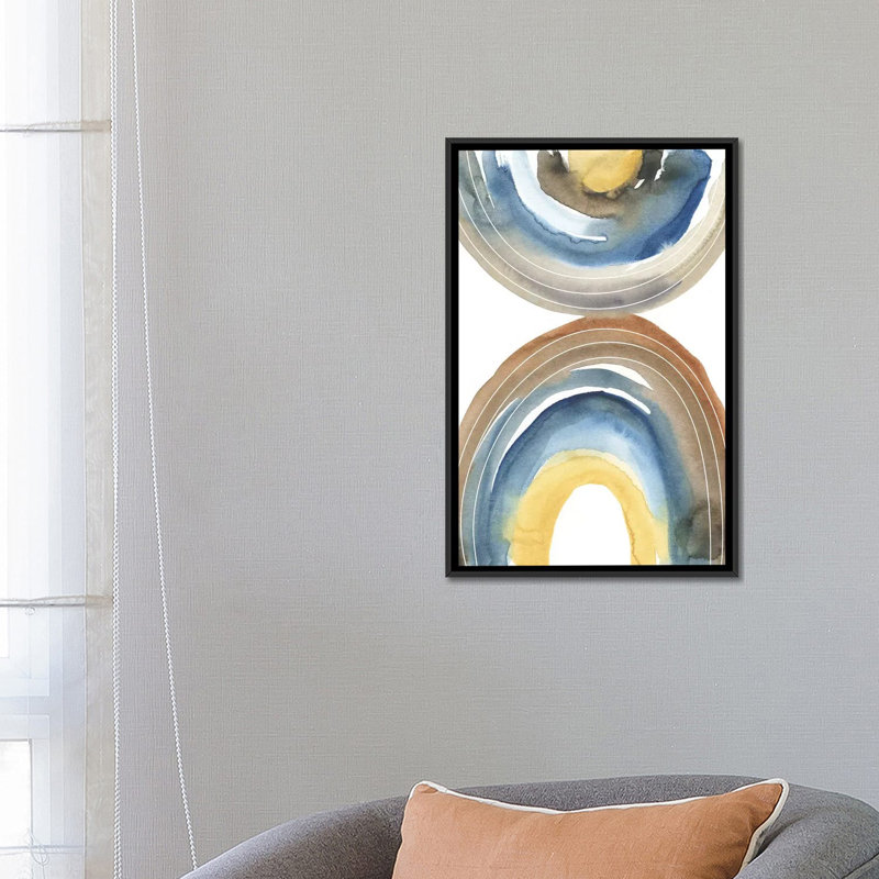 «Cassini I» par Chariklia Zarris, reproduction sur toile tendue, H 26 po x l 18 po x P 1,5 po, Toile avec cadre noir