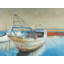 Fishing boat - 36"x48" Framed canvas