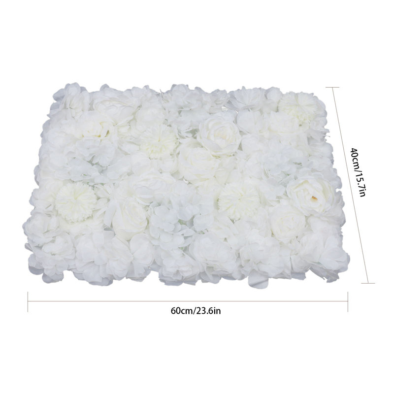 Fleur artificielle murale, Ivoire blanc