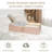Professional Wedding Dress Preservation Box Kit With Acid-Free Tissue Paper And Gloves, Breathable Heirloom Gown Storage Solution For Long-Term Protection