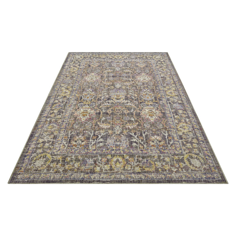 Luxor Beige Indoor/Outdoor Rug, Rectangle 155 x 235 cm