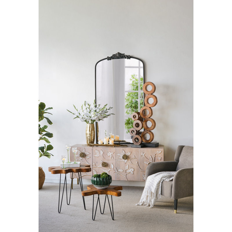 Table d'appoint 23,5 po x 19,5 po x 15,5 po en teck brun