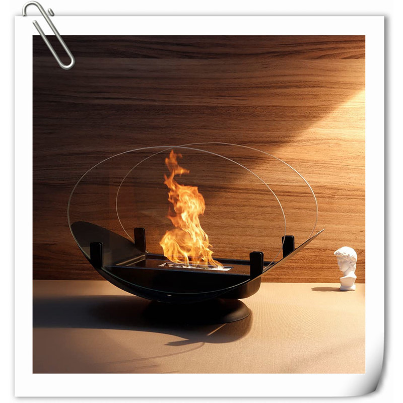 Tabletop Fire Tabletop Fireplace with Flame Guard