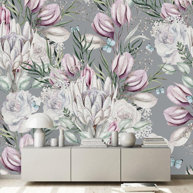 Peel & Stick Wall Mural, 8.34' W x 8.34' L