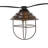 Kennell Electric Café String Lights with 10 Bronze Metal Shades