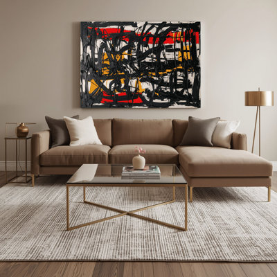 Neo Expressionism 1 Gray Canvas Wall Art