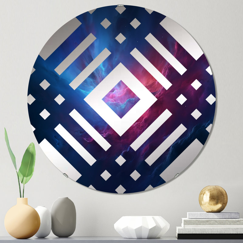 Jahkobe - Diamond Decorative Mirror, 23.6" x 23.6"