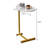 C Shaped End Table, Side Table for Couch and Bed-1175108999