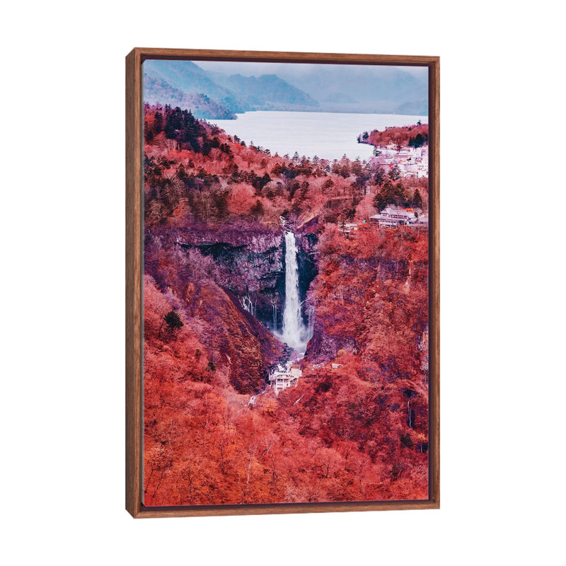 "Kegon Falls" par Hobopeeba-reproduction d’art, Pas de tapis, H 40 po x l 26 po x P 1,5 po
