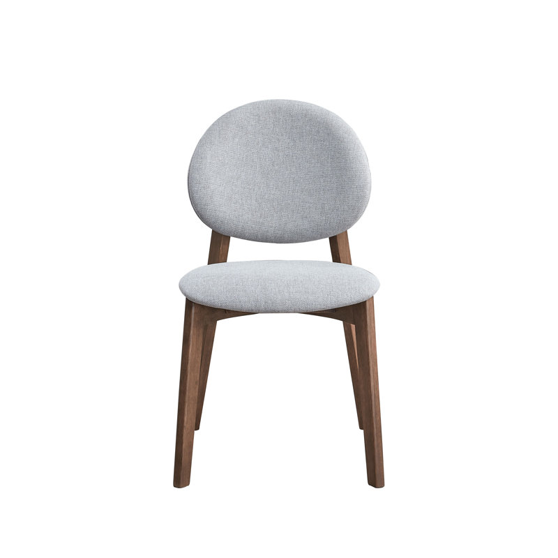Hadasa Armless Side Chair (Set Of 2), Light Gray
