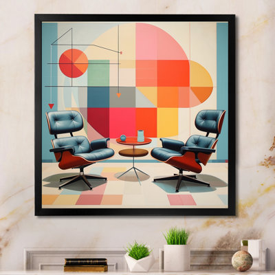 " Colorful Mid Century Eames Delight II "