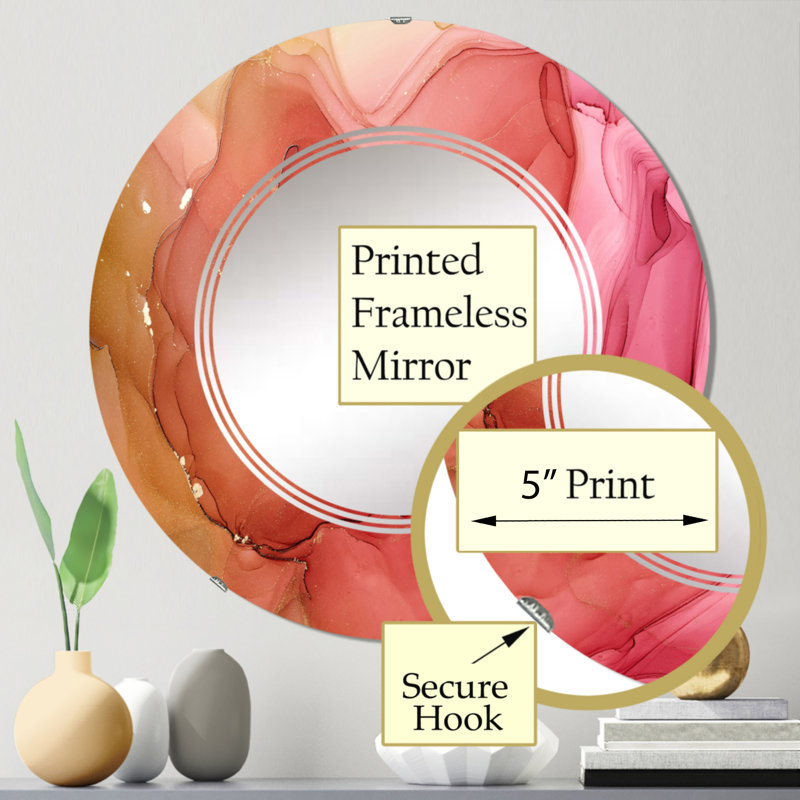 Miroir de salle de bain sans cadre, 24 po x 24 po