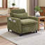 Canapé d'appoint moelleux en velours côtelé avec coussin amovible pour les petits espaces-698908882
