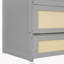 Lit escamotable double avec grands tiroirs, gris-1683429268