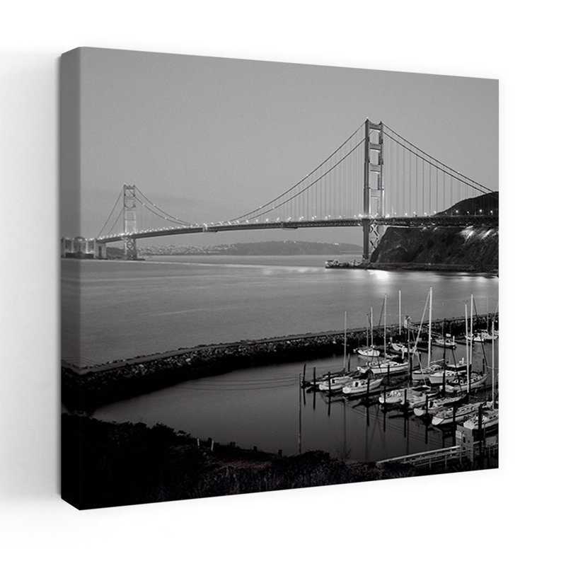 Golden Gate Bridge 31, art de l'architecture contemporaine, H 36 po x l 36 po