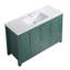 Meuble-lavabo de 48 po avec lavabo en céramique, 4 portes à fermeture douce et 2 tiroirs-128923456