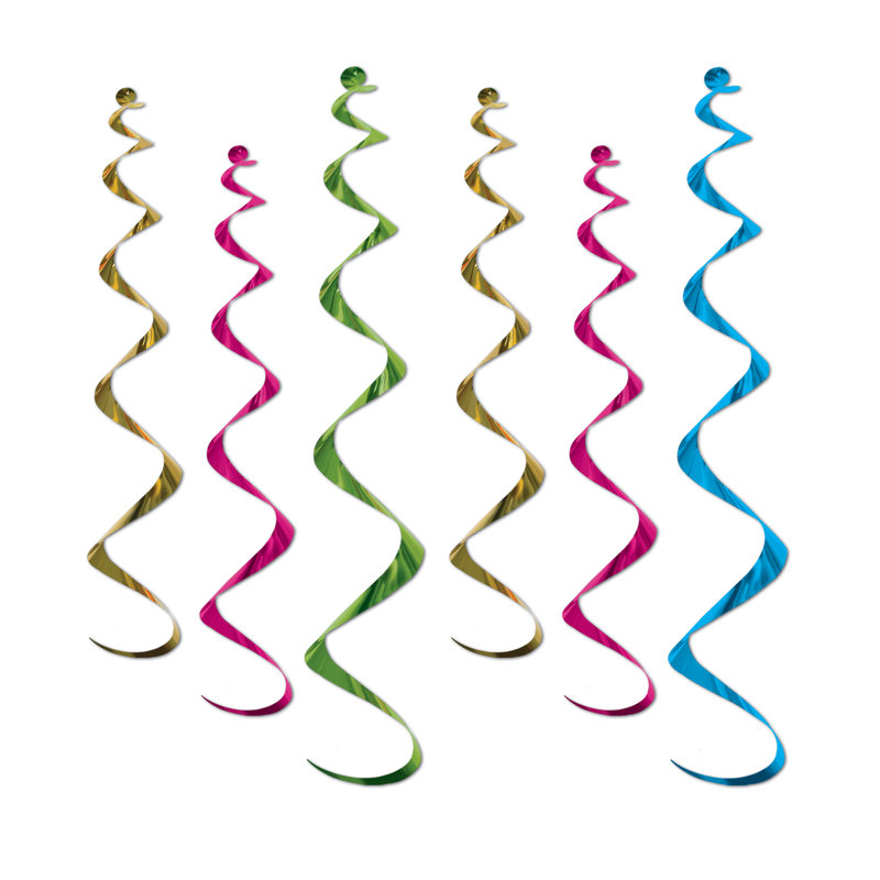 Twirly Whirlys - Pack of 6, Neon