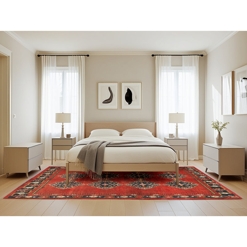 Tapis brun/gris zone contemporaine, Rectangle 5 pi x 8 pi