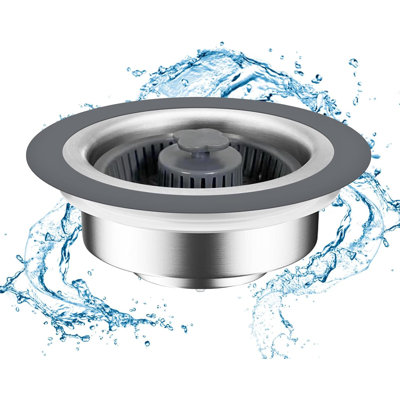 Kitchen Drain Strainer And Stopper 4.53"
