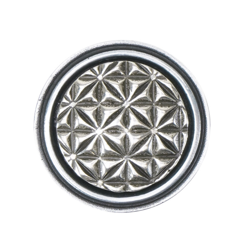 Spectra Origami knob in chrome finish, Chrome