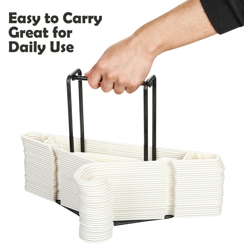 Hanger Storage Rack, Portable Hanger Organizer Rack, Hanger Stacker Hanger Storage Holder Hanger Caddy For Closet Laundry Dry Cleaning Room