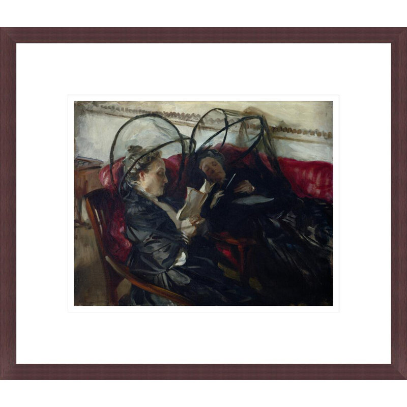 «Mosquito Nets» par John Singer Sargent, impression giclée sur cadre, H 13,75 po x l 15,86 po