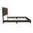 Charcoal Queen Bed with Nailhead Trim-1616490444
