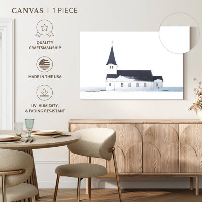 White Winter Church